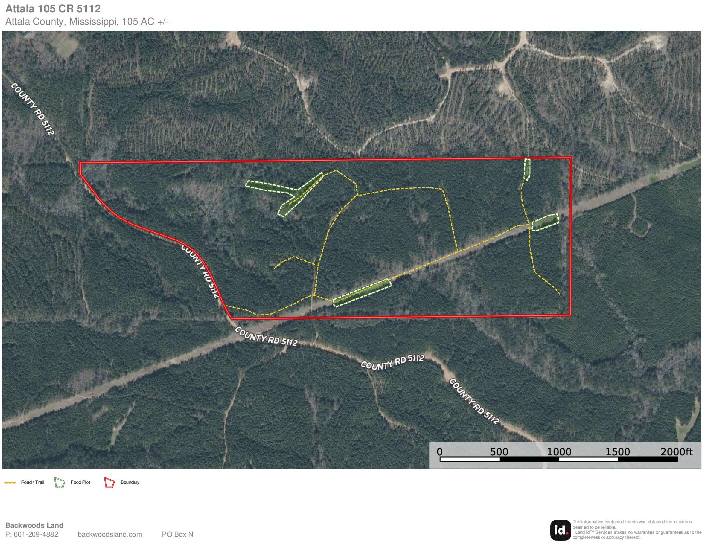 Attala 105 CR 5112 Mapset